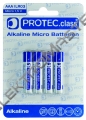 Bat. PROTEC mikrotužk.alkal.LR03(bl.4ks)