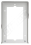BTICINO Stříška BTICINO 350521 kov 2M