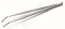 CIMCO Ocelová pinzeta zahnutá - 120 mm