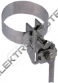 DEHN Objímka 540100 pásková pro anténní stožár D 27-168mm, nerez