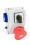 FAMATEL Kombinace SB315 2xzásuvka +spínač IP44