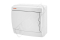 FAMATEL Skříň ACQUA 3908-TB, 8TE, 215x235x110mm, neprůhledná plastová dvířka, IP65