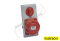FAMATEL Zásuvka 16/230V 3-pól IP67 blok. vestavná