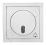 GROTHE Zvonek 24017 pro montáž do krabice, 230V (0,9A), 70 dB(A), 80x80x48mm