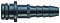 HARTING Konektor Han Pneumatic pr.4mm vidlice