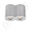 KANLUX Svítidlo halogenové podhledové pevné BORD DLP-250-AL 2x25W GU10 IP20