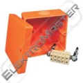 Krabice KSK 100 oranžová IP66