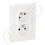 LEGRAND Dvojzásuvka VALENA LIFE 753186 bílá