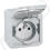 LEGRAND Zásuvka FORIX 782395 2P+T šedá IP44