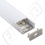 MCLED Profil Al 24x10mm, PF přisazený, čirý difuzor, komplet, 2m