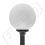 MODUS Svítidlo PARK LED, 5000lm, opálová PMMA koule 400mm, 4000K