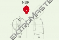 OBZOR Ovladač NSR/5 šipka střední rudá