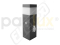 PANLUX Svítidlo GARD 36 60W E14 se zásuvkou IP44 šedá