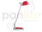 PANLUX Svítidlo GINEVRA UNO 40W G9 stolní lampa IP20 červená