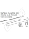 PHILIPS Sada RC125Z SMB 600x600mm pro přisazenou montáž LED panelu RC065B gen2, RC132V, RC136B, RC007B