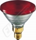 PHILIPS Žárovka 100W E27 IR100C PAR38 rudá