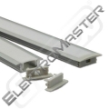 Profil Al 24x8mm vestavný čirý 2m
