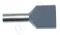 PROTEC Dutinka PAEH  0,5/ 8mm lisovací bílá dvojitá