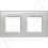Rámeček BTICINO LNA4802M2KG led.bílá