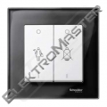 Rámeček MERTEN 404103 jed. Onyx Black