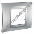 Rámeček Unica-plus jedno. Aluminium