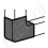 Roh LEGRAND 638023 DLP-S 85X50 plochý