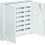 Skříň UNIVERS FW FWB64 288TE pl.dv.IP44