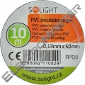 SOLIGHT Páska izolační 50mm/10m PVC černá ELEKTRA