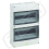 SPELSBERG Skříň AKe 24 400V AC 24TE 250x370x122mm, na omítku, průhledné dveře, IK07, IP55 šedá