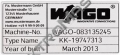 Štítek WAGO 210-804 (role= 500ks)44x99mm