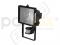 Sví.hal. 500W reflekt.černý s čidlem