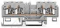 Svorka WAGO 880-831 šedá 4mm
