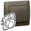 Termostat GALEA 775684 s regul. bronz