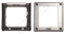 URMET Rámeček 1158/61 vnější krycí, 1 modul