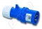 Vidlice 16A / 230V 3-pól. IP44