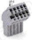 WAGO Konektor 769-106/022-000 1vodičový (zásuvka), úhlový CAGE CLAMP® 4 mm², šedá