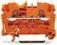 WAGO Svorka 2004-1202, 2vodičová průchozí 4 mm², oranžová