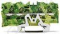 WAGO Svorka 2004-1407 4vodičová pro ochranný vodič 4 mm² vhodná pro aplikace Ex e II, zelenožlutá