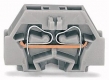 WAGO Svorka 260-301 2vodičová, bez tlačítka, s upevňovací přírubou, upevňovací otvor Ø3,2 mm, CAGE CLAMP®; 1,50 mm², šed