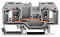 WAGO Svorka 284-901 CAGE CLAMP® 2vodičová, průchozí, na DIN lištu 35x15mm a 35x7,5mm 57A šedá