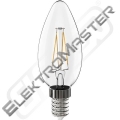 Žár.LED 4W 240V E14 360°ž.bílá svíčka