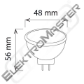 Žár.LED 5W-35 GU5,3 2700K 60° McLED