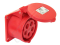 Zásuvka 32A/400V 5-pól. IP44 vest. F7