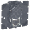 Zásuvka CÉLIANE 067396 1XRJ45 STP CAT.6