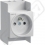 Zásuvka HAGER SN216 220V/16A