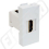 Zásuvka QUADRO QP 45x22,5 HDMI bílá